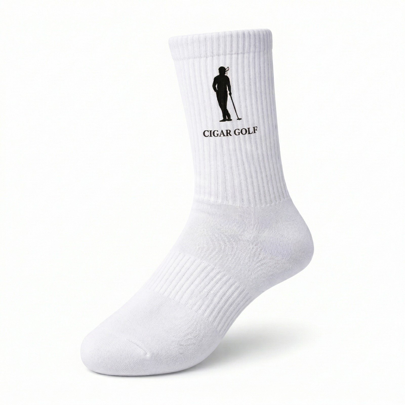 Calf Height Logo Socks Black